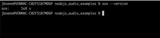 nodejs audio lesson 1 enter the mic 0